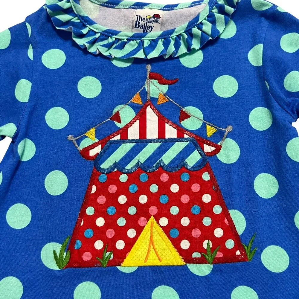 NEW Bailey Boys 2T Circus Tent Appliqué Dress